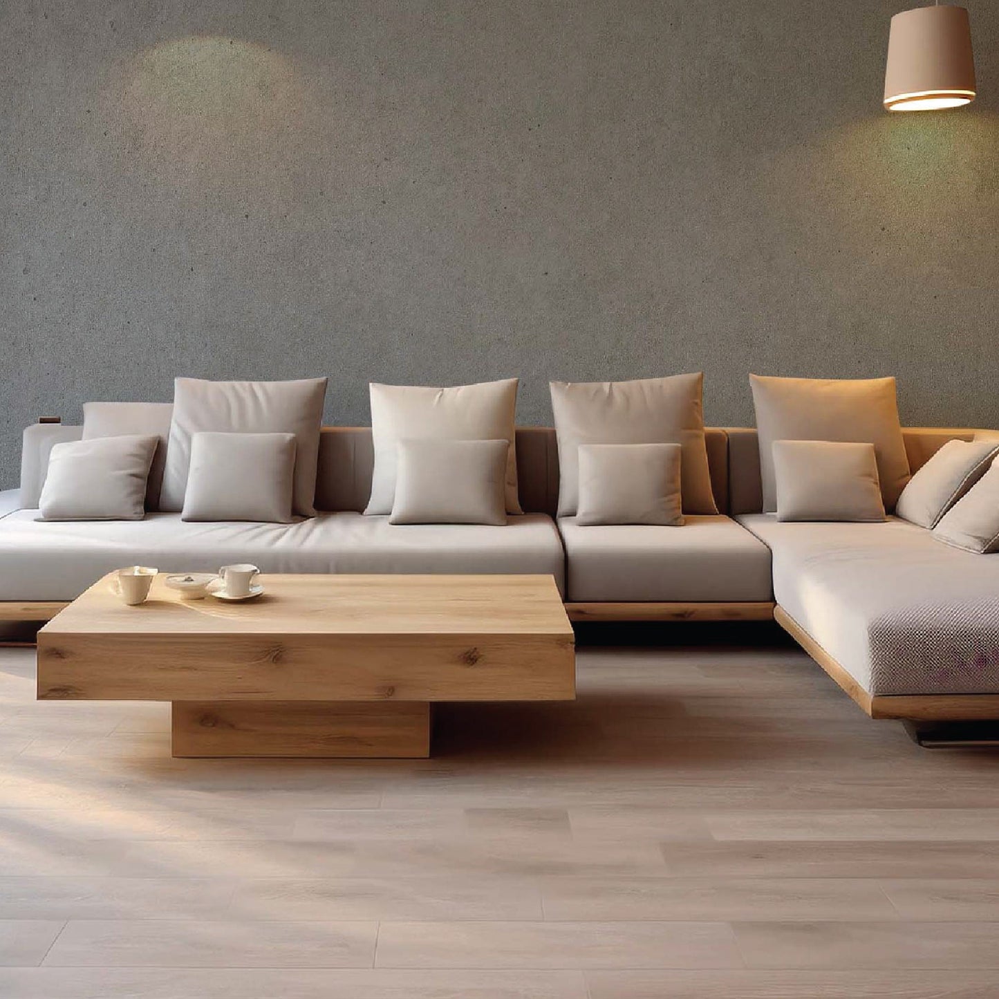 Luxaria Decor Textured Self Adhesive Vinyl Cement Series AH706 - Casa Di Vinile